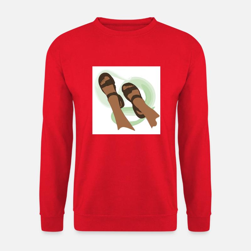 Sandalen - Unisex Pullover - Rot