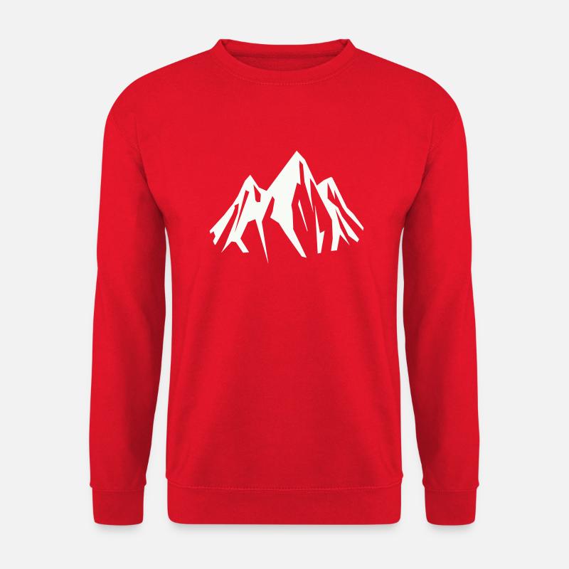 berge - Unisex Pullover - Rot