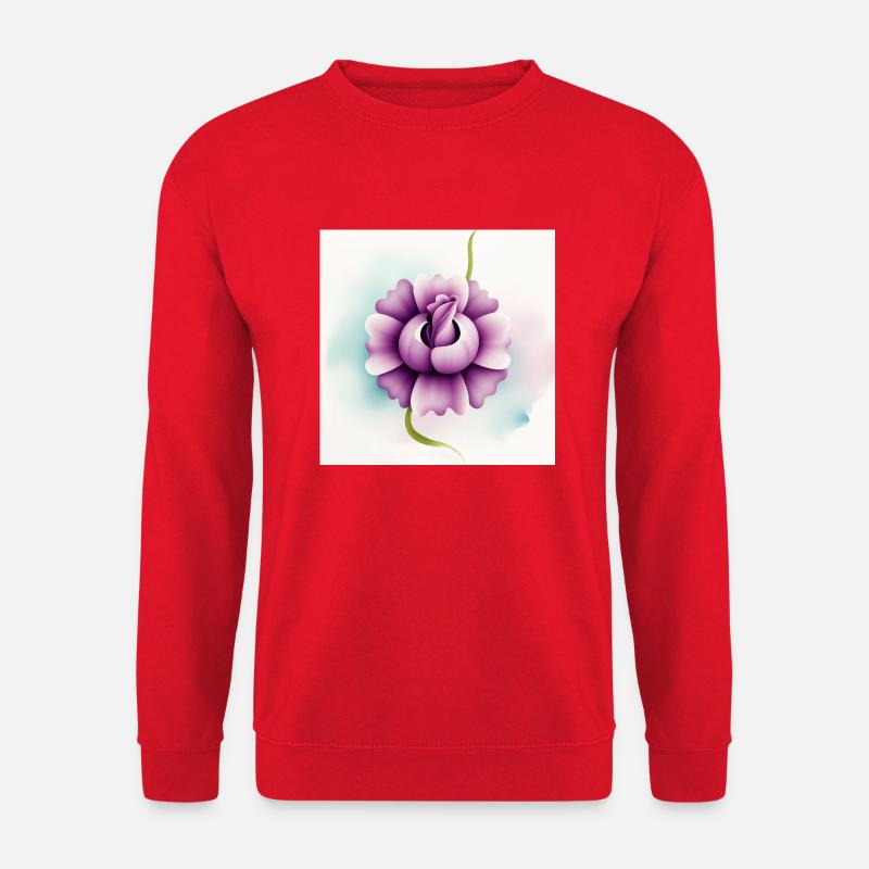 Blume - Unisex Pullover - Rot