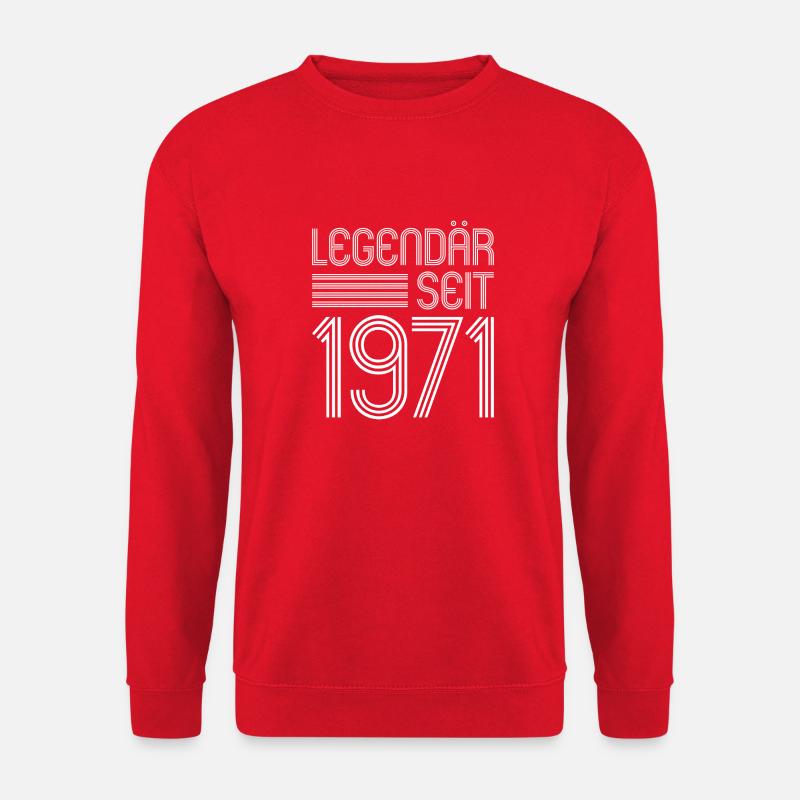legendär seit 1971 - Unisex Pullover - Rot