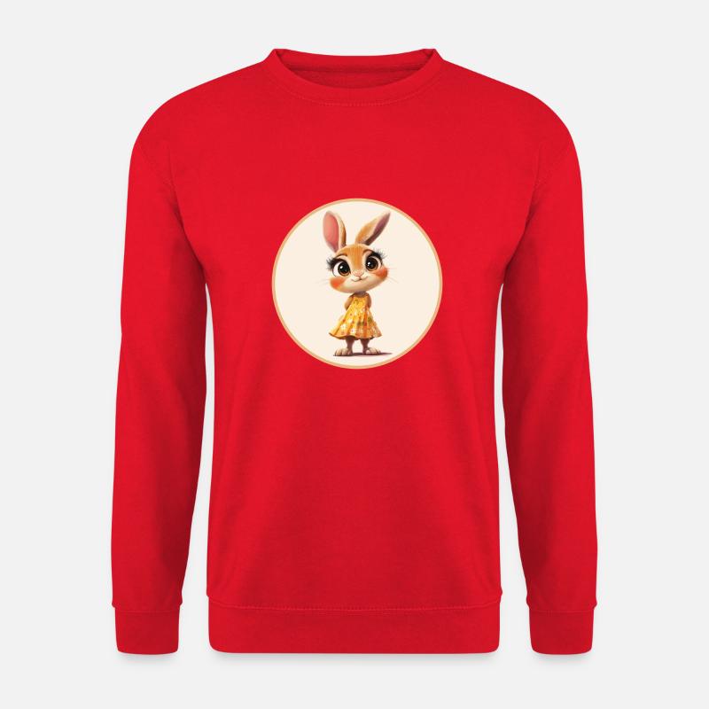 Hase - Unisex Pullover - Rot