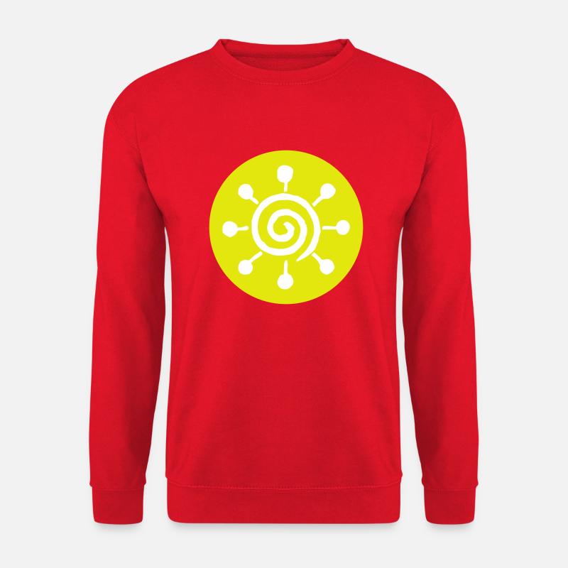 Sonne Symbol - Unisex Pullover - Rot