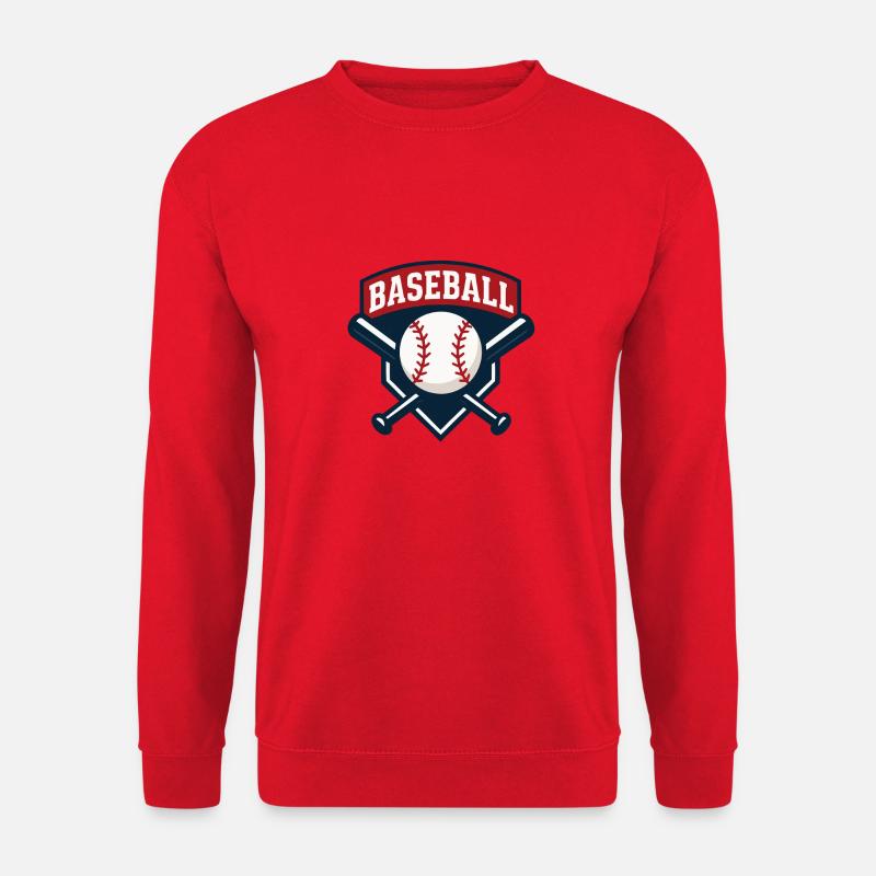 baseball logo - Unisex Pullover - Rot