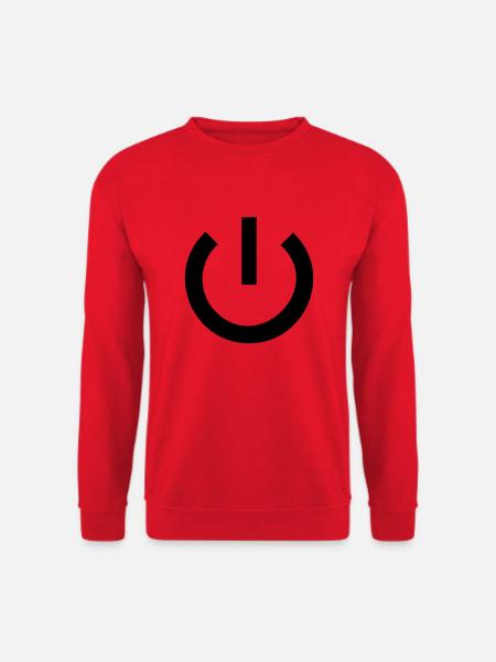 Power On Off - Sweat-shirt Unisexe - rouge