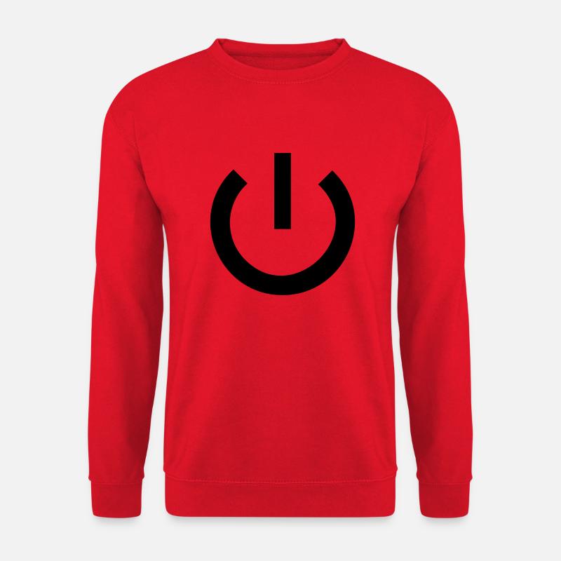 Power On Off - Unisex Sweatshirt - red