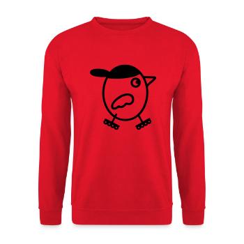 Inliner - Inline skaten - Unisex Pullover - Rot - Vorne - Alina (178cm) & Michal (187cm)