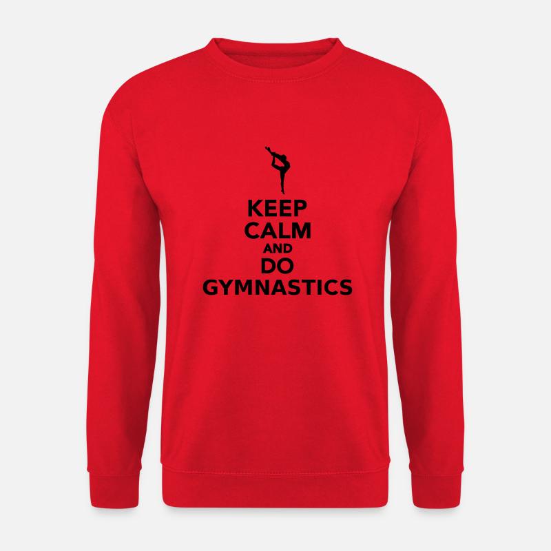 Keep calm and do Gymnastics - Unisex Sweatshirt - red