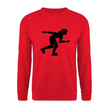 Inline skating - Unisex Pullover - Rot - Vorne - Alina (178cm) & Michal (187cm)