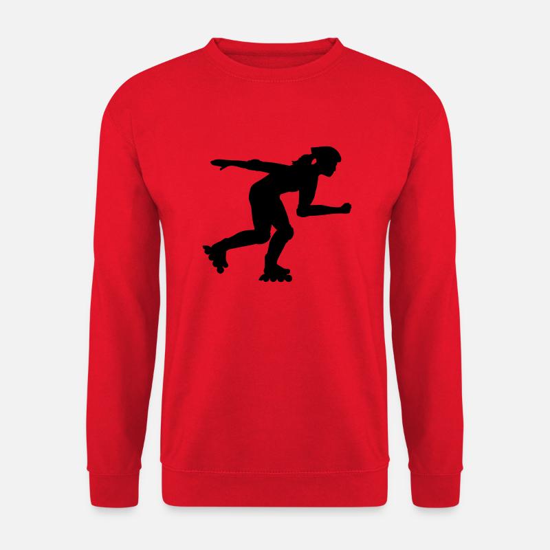 Inline skating - Unisex Sweatshirt - red