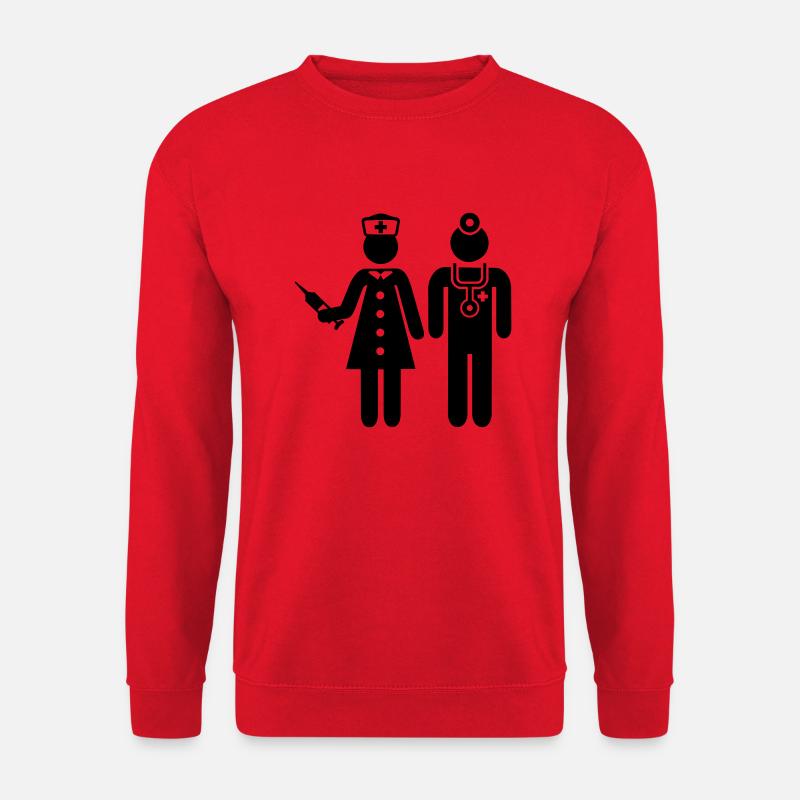 Krankenhaus - Unisex Pullover - Rot