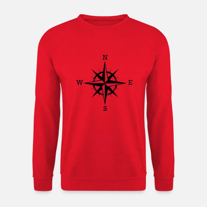 compass - Unisex Sweatshirt - red