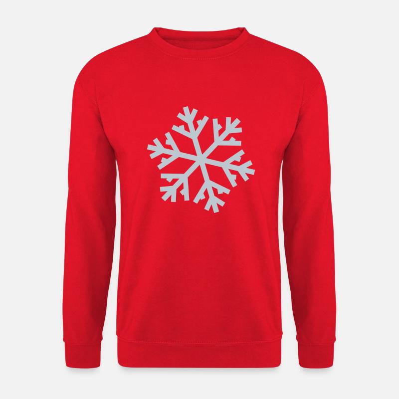 Schneeflocke - Unisex Pullover - Rot