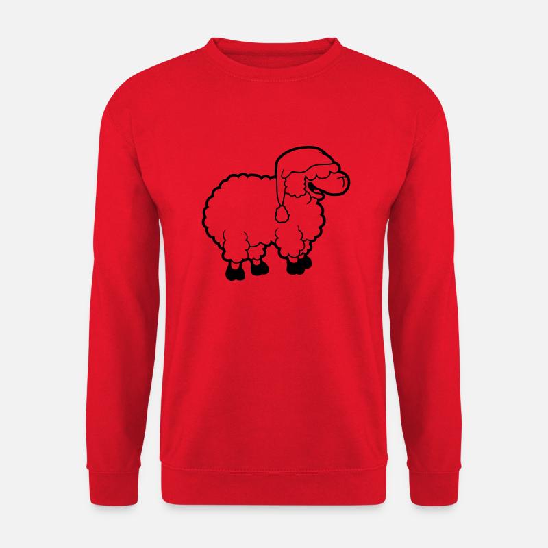 Schlaf Schaf Schlafmütze - Unisex Pullover - Rot