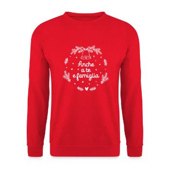 Joyeux Noël - Sweat-shirt Unisexe - rouge - Devant - Alina (178cm) & Michal (187cm)