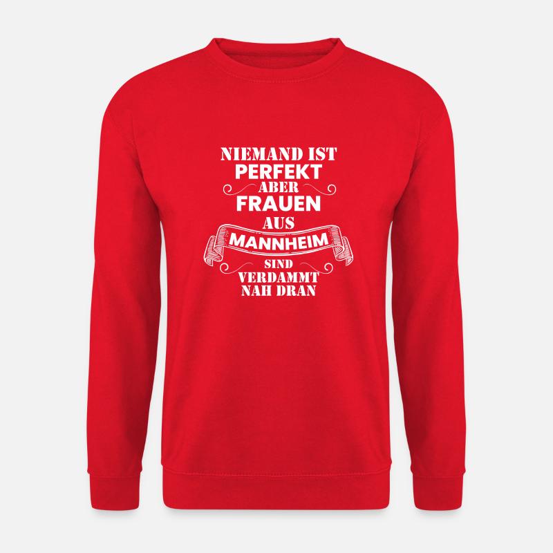 Mannheim Monnem - Unisex Pullover - Rot