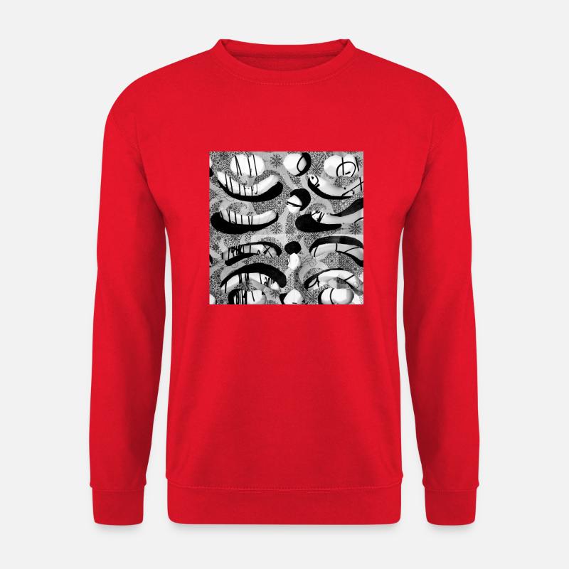 Pattern - Unisex Sweatshirt - red