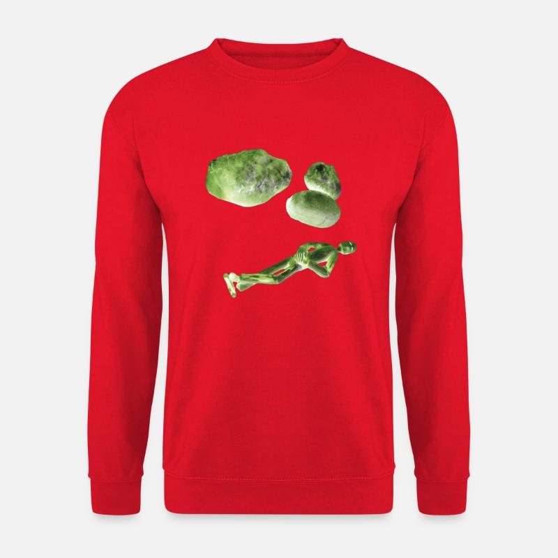 Sleep Schlaf und drei Steine - Unisex Pullover - Rot
