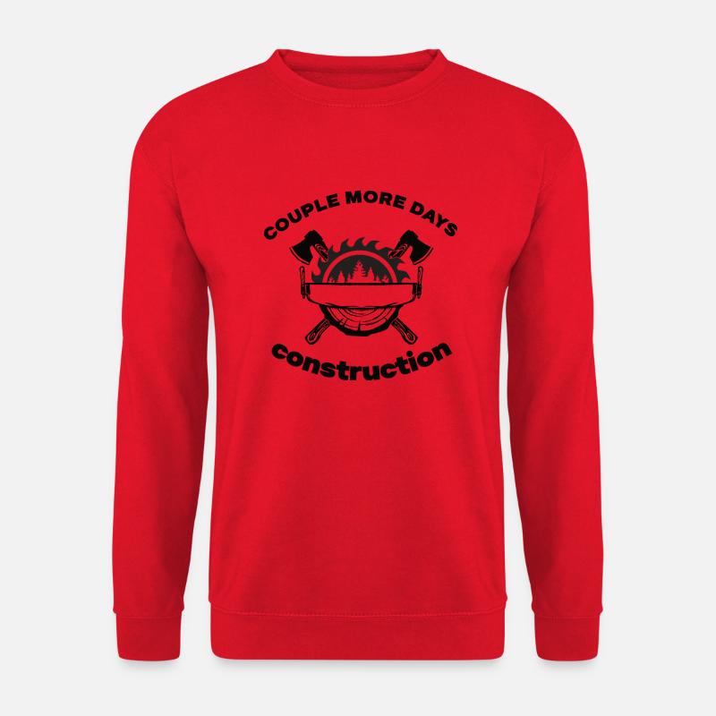 NOCH EIN PAAR TAGE BAU - Unisex Pullover - Rot
