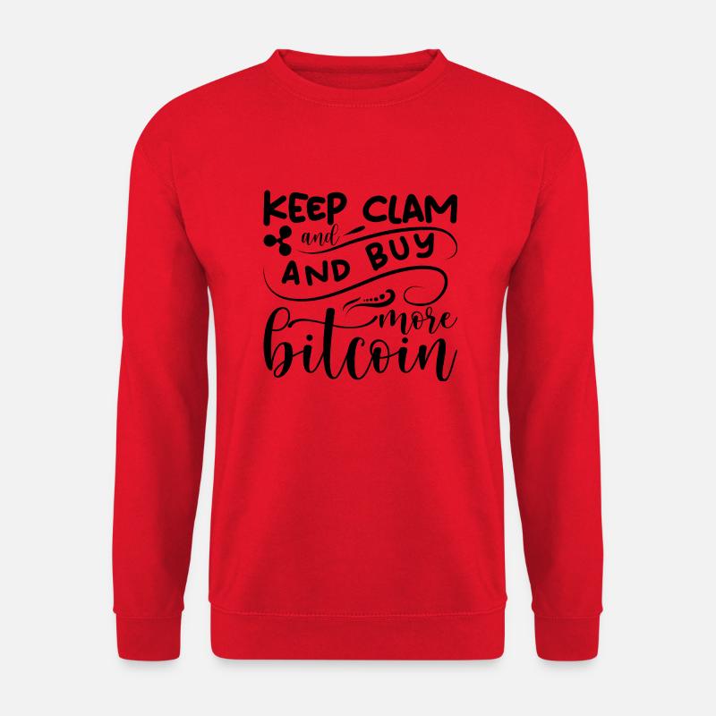 Bitcoin Spruch - Unisex Pullover - Rot