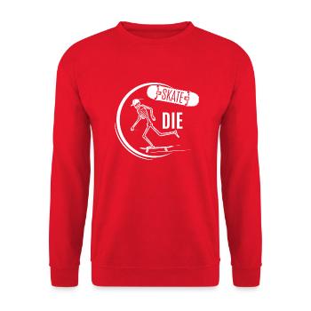 Skateboard SUP Surfing - Unisex Sweatshirt - red - Front - Alina (178cm) & Michal (187cm)