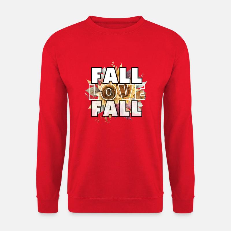 Fall, Love, Fall - Unisex Sweatshirt - red