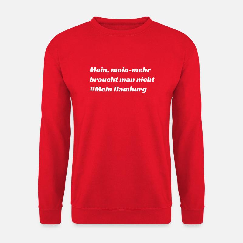 Hamburg - Unisex Pullover - Rot