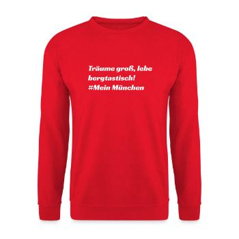 München - Unisex Pullover - Rot - Vorne - Alina (178cm) & Michal (187cm)