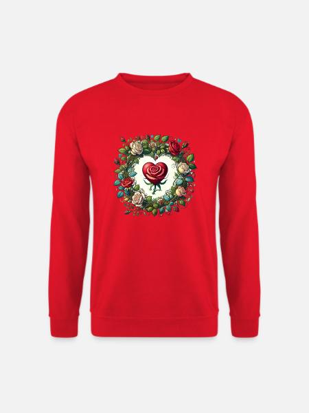Rosen - Unisex Pullover - Rot