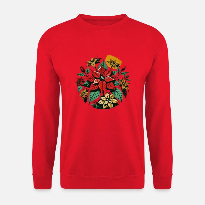 Weihnachtssterne - Unisex Pullover - Rot