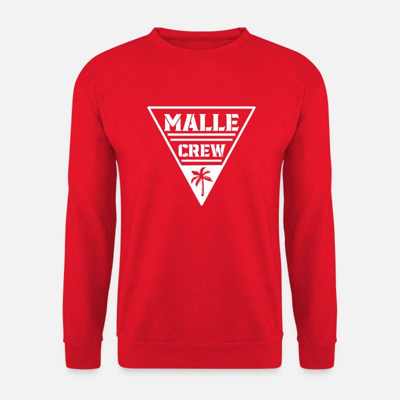malle crew - Unisex Pullover - Rot