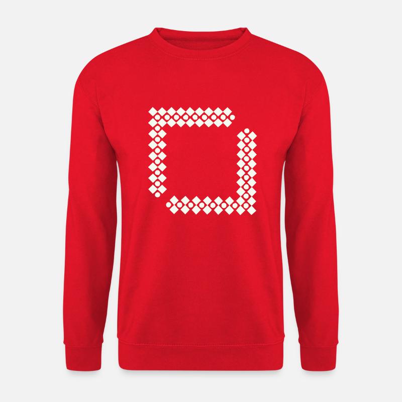 Pattern Vriereck - Unisex Sweatshirt - red