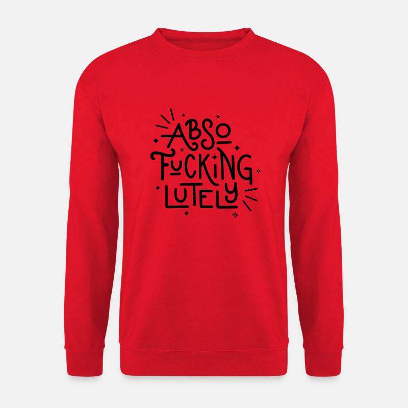 Absofuckinglutely - Unisex Sweatshirt - red