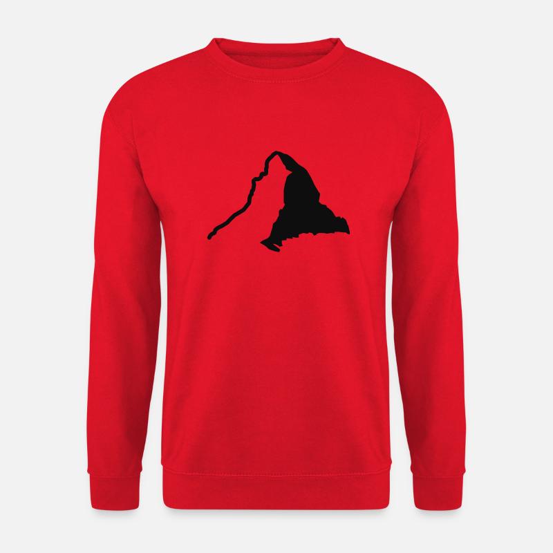 Matterhorn S - Unisex Pullover - Rot