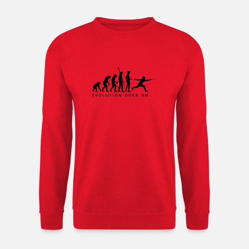 evolution_fechter_d - Unisex Sweatshirt - red