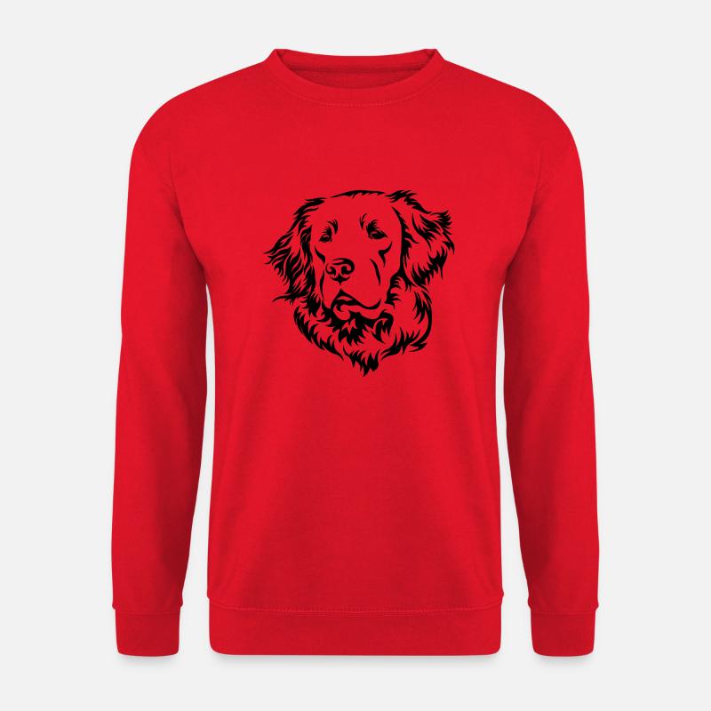 Golden Retriever - Unisex Pullover - Rot