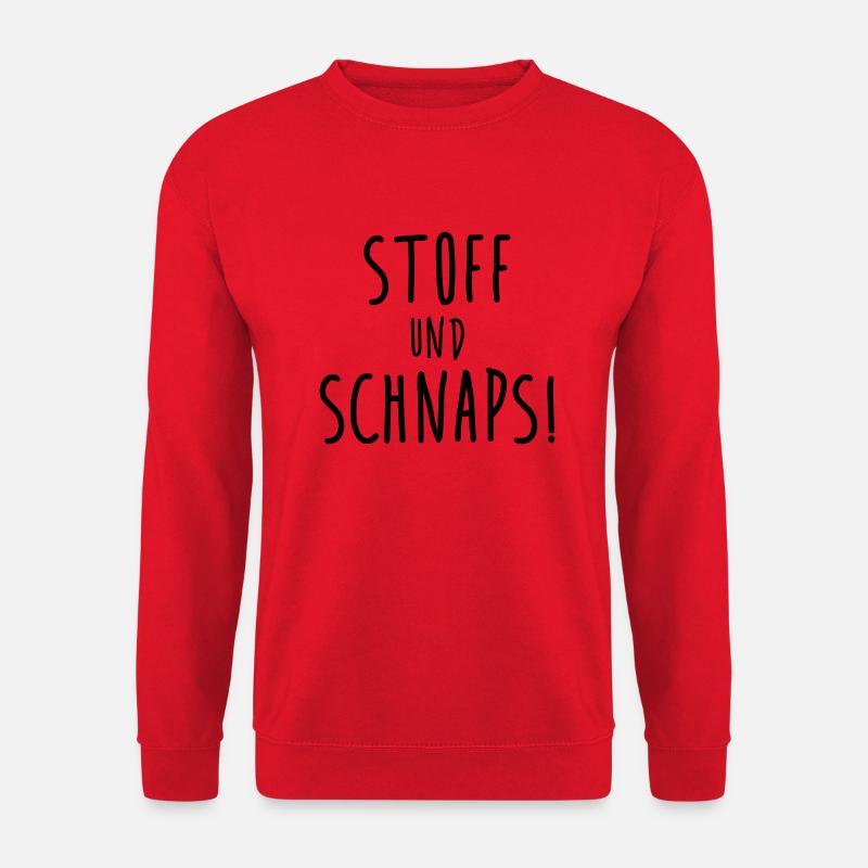 Stoff und Schnaps - Unisex Pullover - Rot