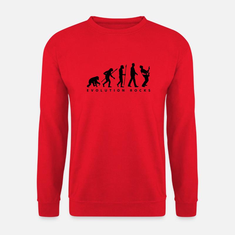 evolution_rocks_032012_g1c - Sweat-shirt Unisexe - rouge