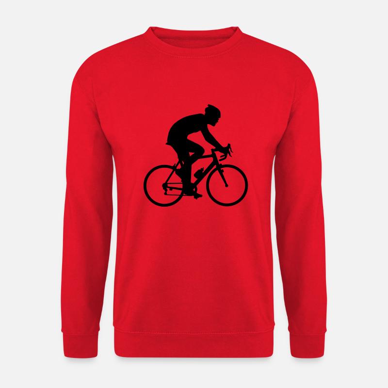 radfahrer_052012_a_1c - Unisex Sweatshirt - red