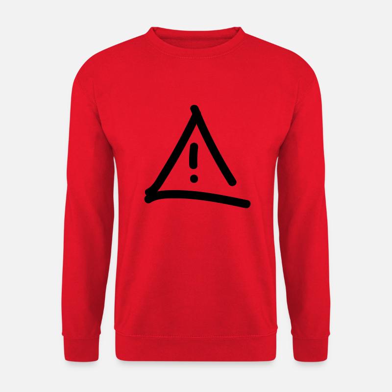 Vorsicht Achtung - Unisex Pullover - Rot