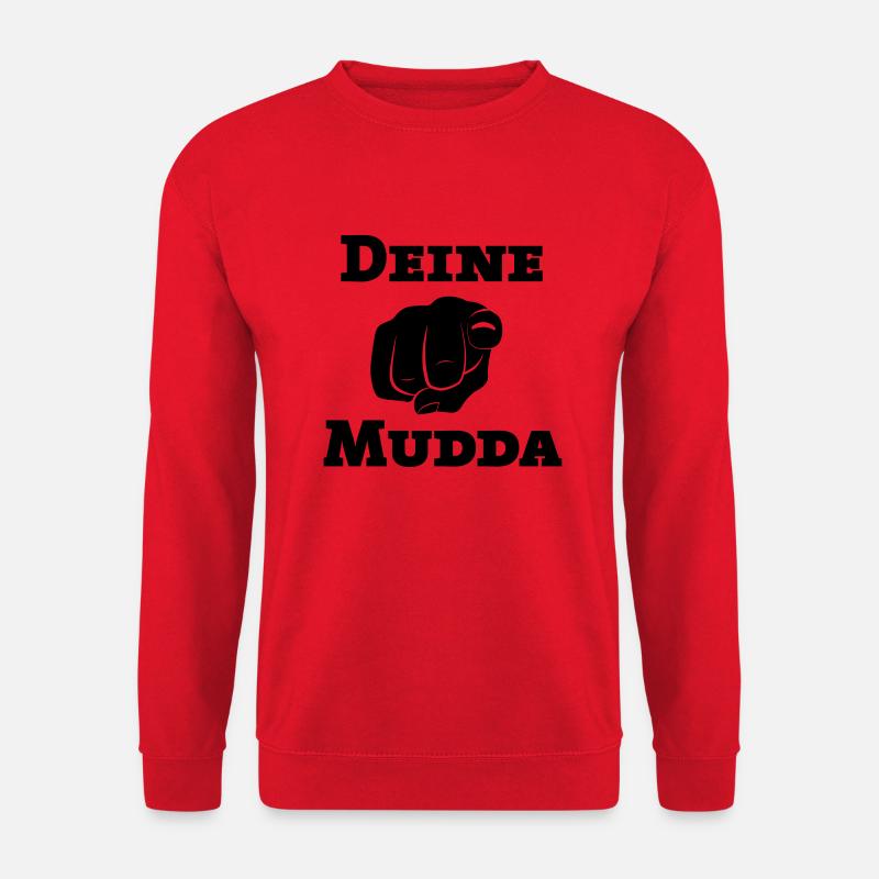 Deine Mudda - Unisex Pullover - Rot
