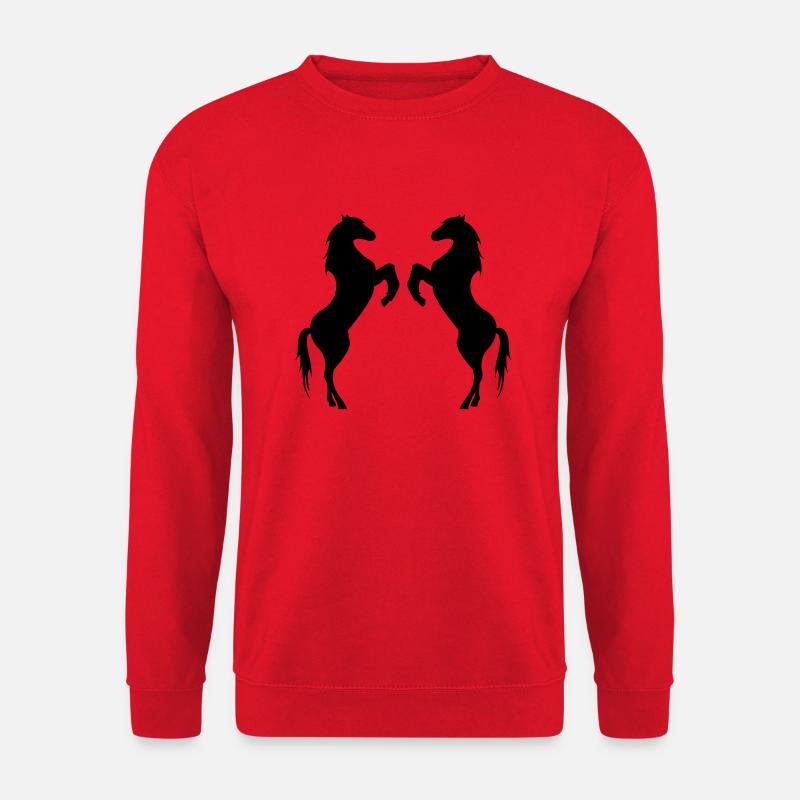 horse02 - Unisex Pullover - Rot