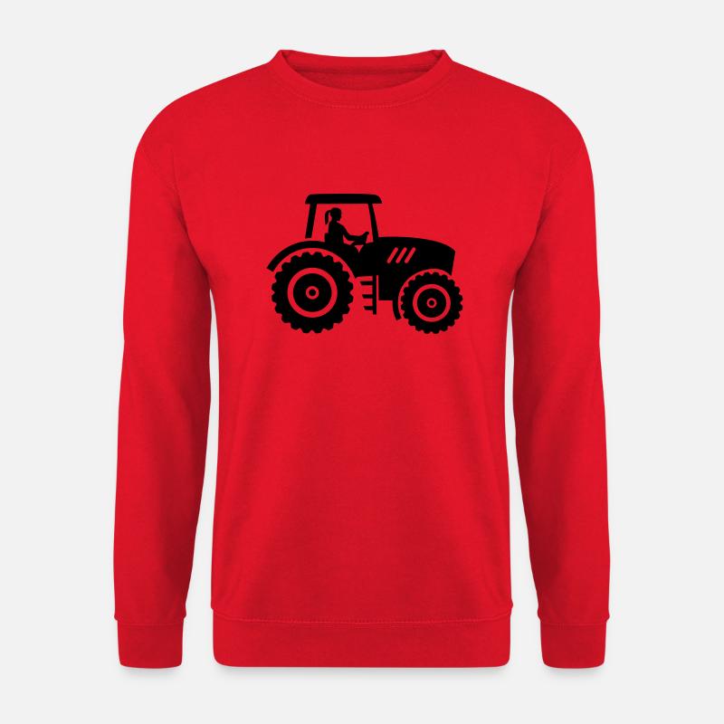 Female farmer - Unisex Sweatshirt - red