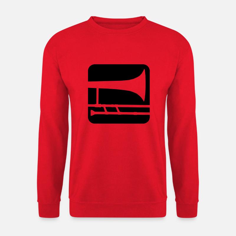 trombone - Unisex Pullover - Rot