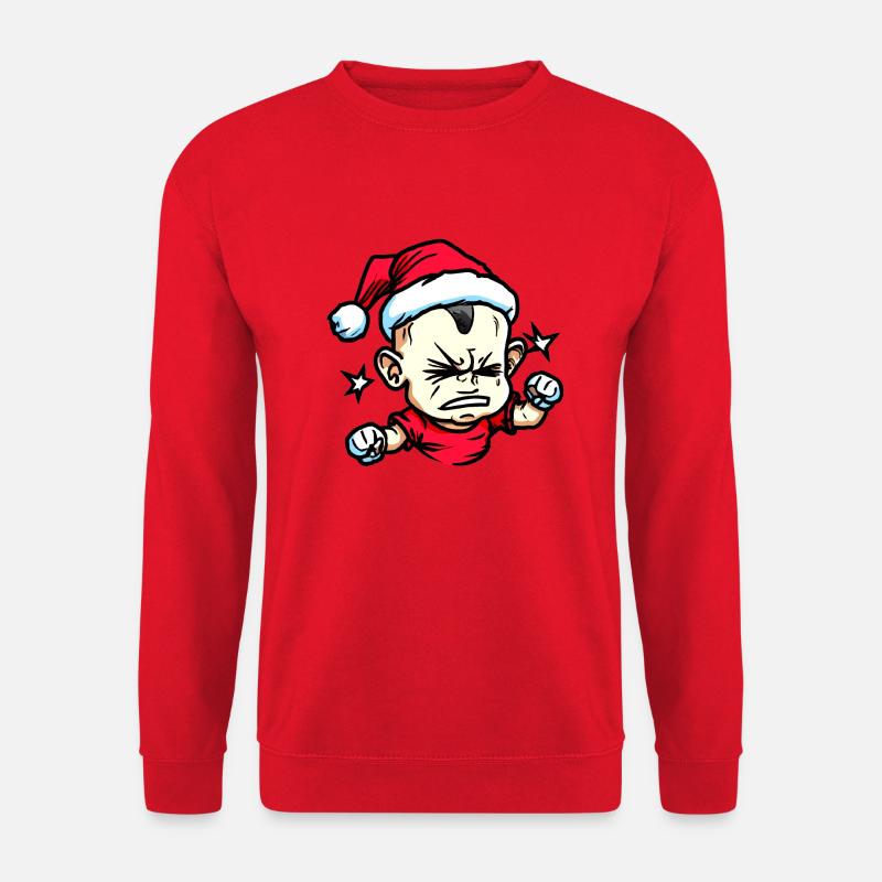 Bad Baby Santa Geschenk - Unisex Pullover - Rot