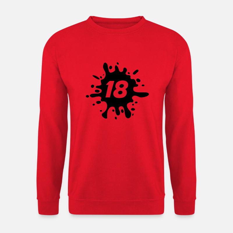 18 - Unisex Pullover - Rot