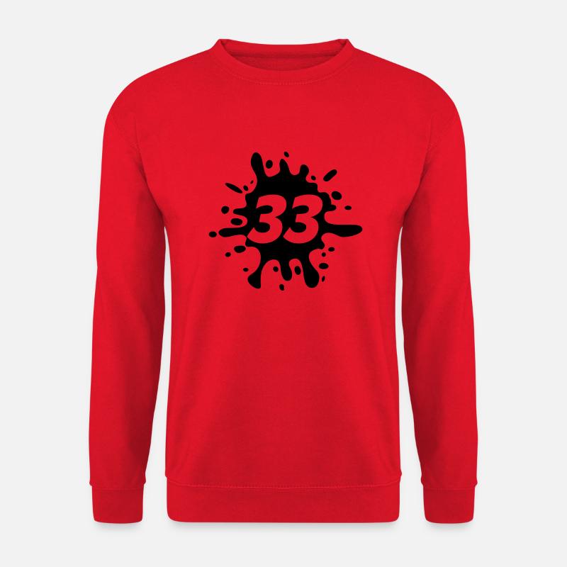 33 - Unisex Pullover - Rot