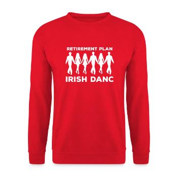 Danse Musique de danse - Sweat-shirt Unisexe - rouge - Devant - Alina (178cm) & Michal (187cm)