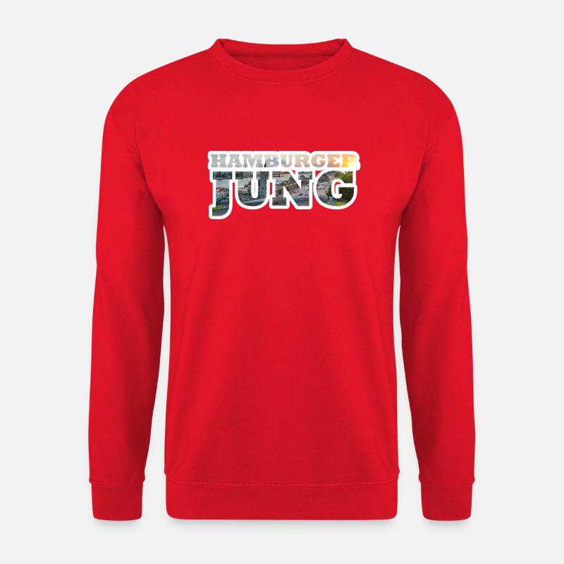 HamburgerJung - Unisex Pullover - Rot
