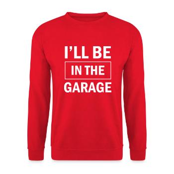 Artisan bricoleur Artisan Artisan Outil Construction - Sweat-shirt Unisexe - rouge - Devant - Alina (178cm) & Michal (187cm)