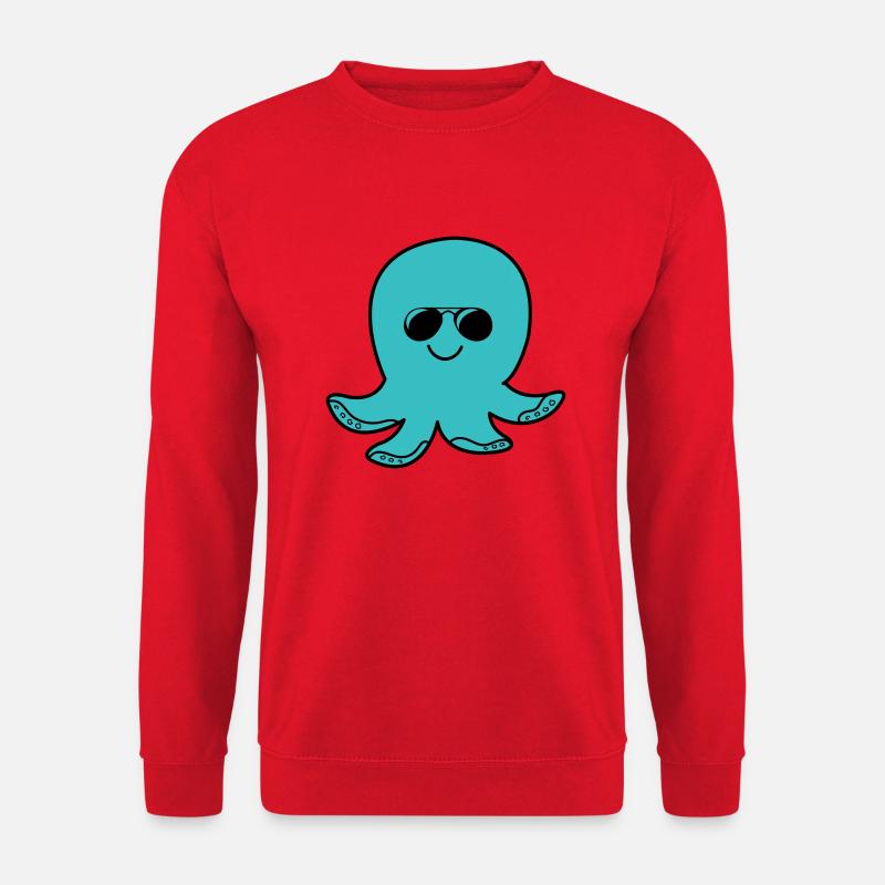 Octopus Cool - Unisex Sweatshirt - red